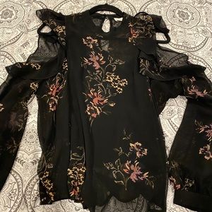 ASTR cold shoulder blouse